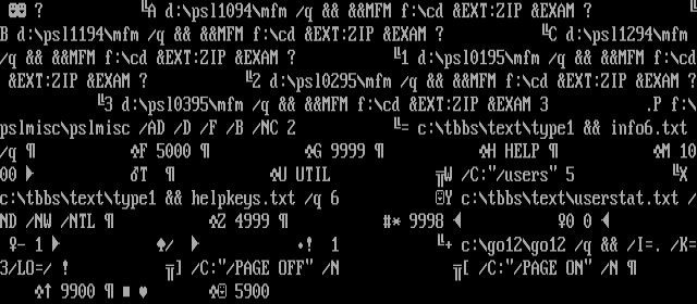 ANSI art: MENU5600.CTL